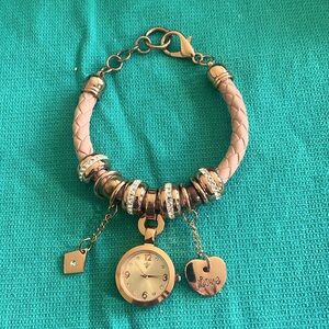 Rose Gold Charm Watch